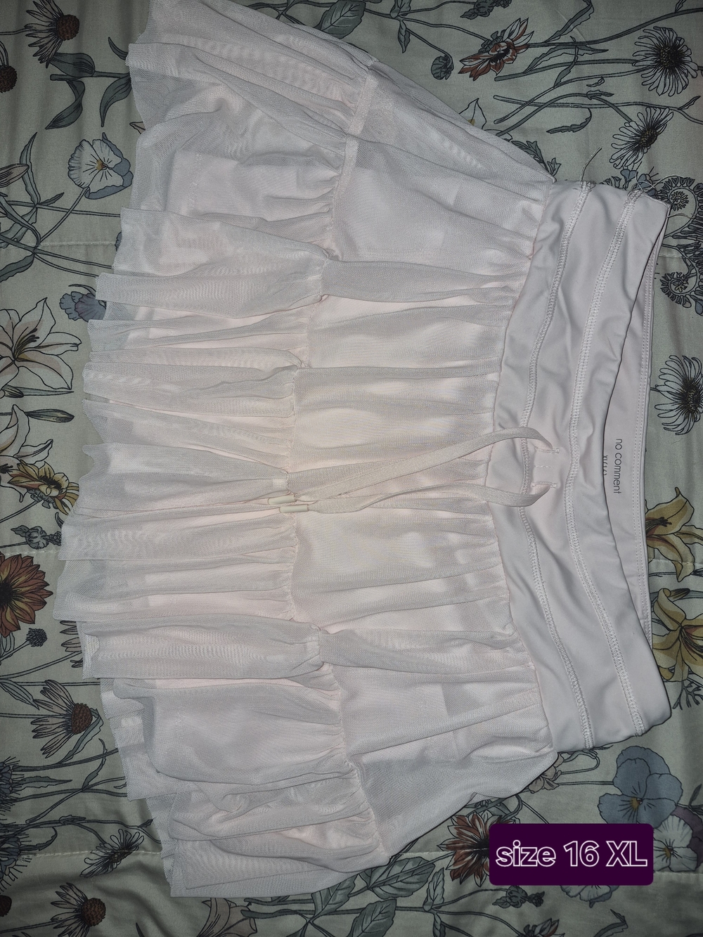 Light Pink Tiered Ruffle Skirt